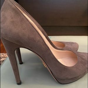 Prada suede pumps